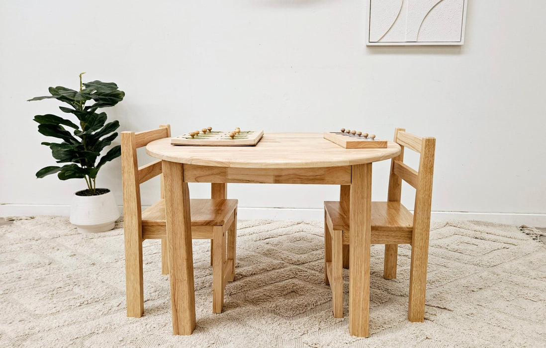 Medium Round Table with 2 Standard Chairs