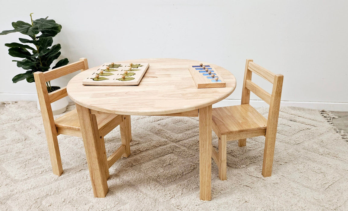 Medium Round Table with 2 Standard Chairs