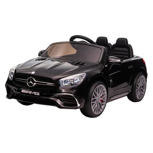 Mercedes 12v SL65 AMG Kids Rechargeable Electric Ride On Car with Remote Control - Black - Kids Ride on Car