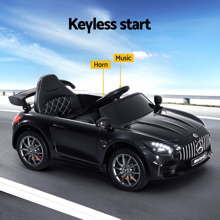 Mercedes-Benz AMG GTR Kids Electric Ride On with Remote Control in Black