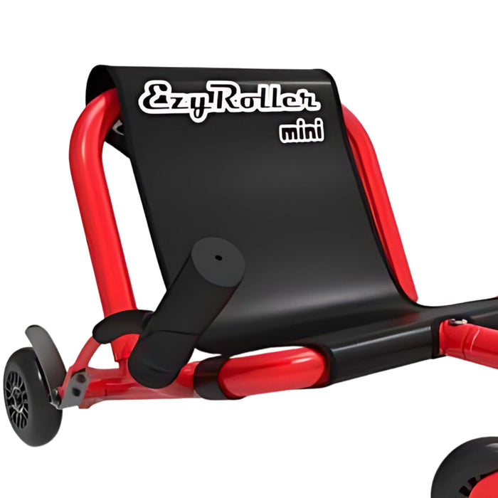 close up of the seat that says mini  of the ezy roller mini