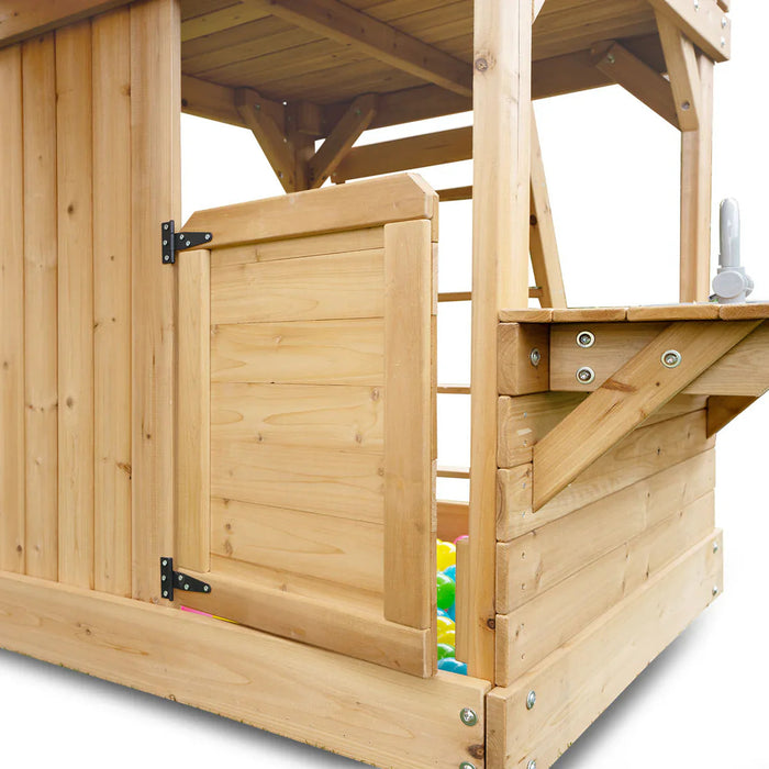 Montrose Play Centre powder-coated steel brackets