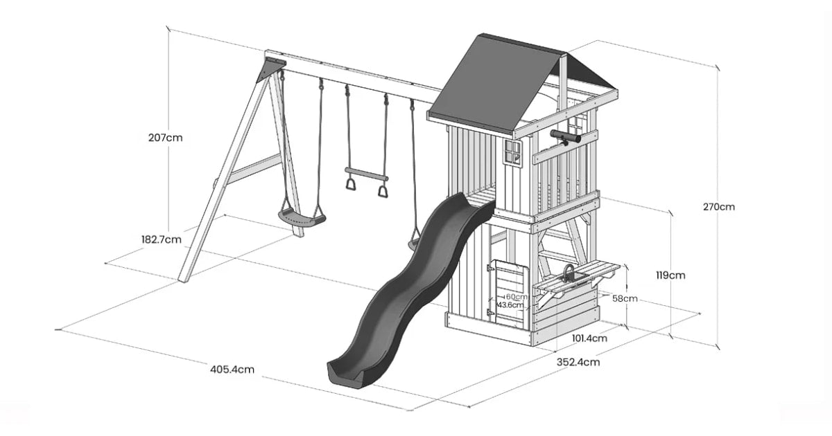 Lifespan Kids Montrose Play Centre & Swing Set