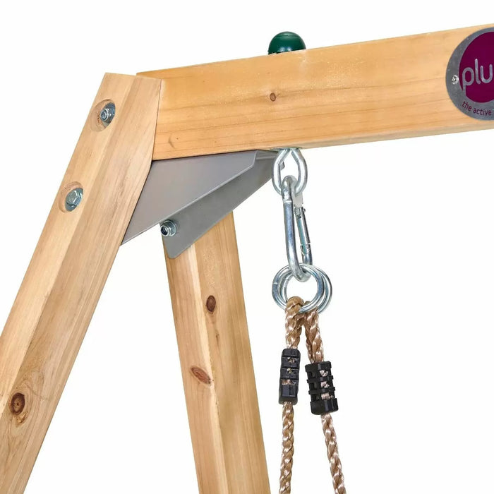 Plum 2-in-1 Growing Wooden Swing Set