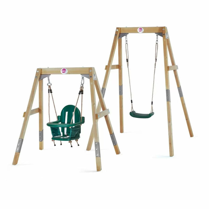 Plum 2-in-1 Growing Wooden Swing Set