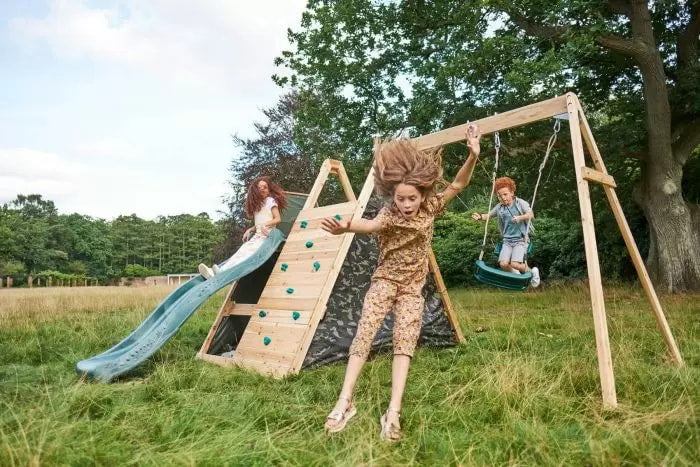 Plum Climbing Pyramid with Swings