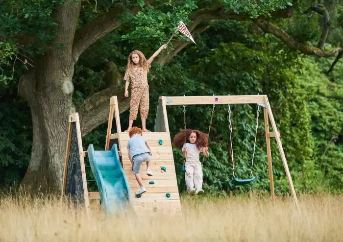 Plum Climbing Pyramid with Swings