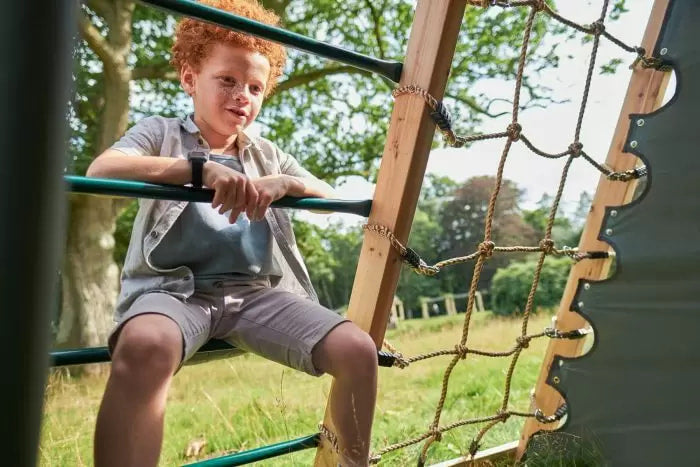 Plum Climbing Pyramid with Swings