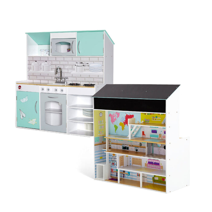 Peppermint Dolls House play kitchen close-up