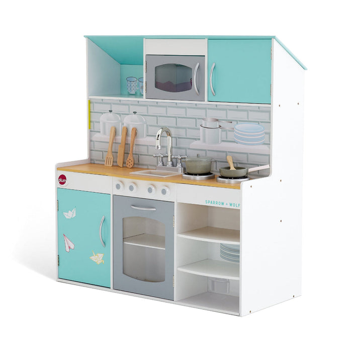 Peppermint Dolls House play kitchen playset close-up