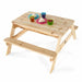 Plum Picnic Table and Benches with Sandpit