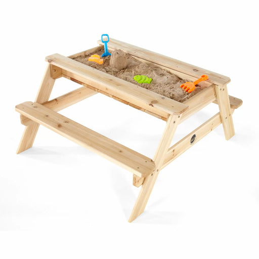 Plum Picnic Table and Benches with Sandpit