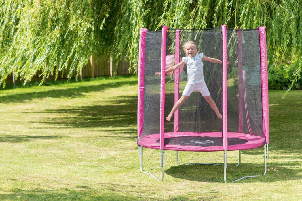 6ft Junior Trampoline Pink