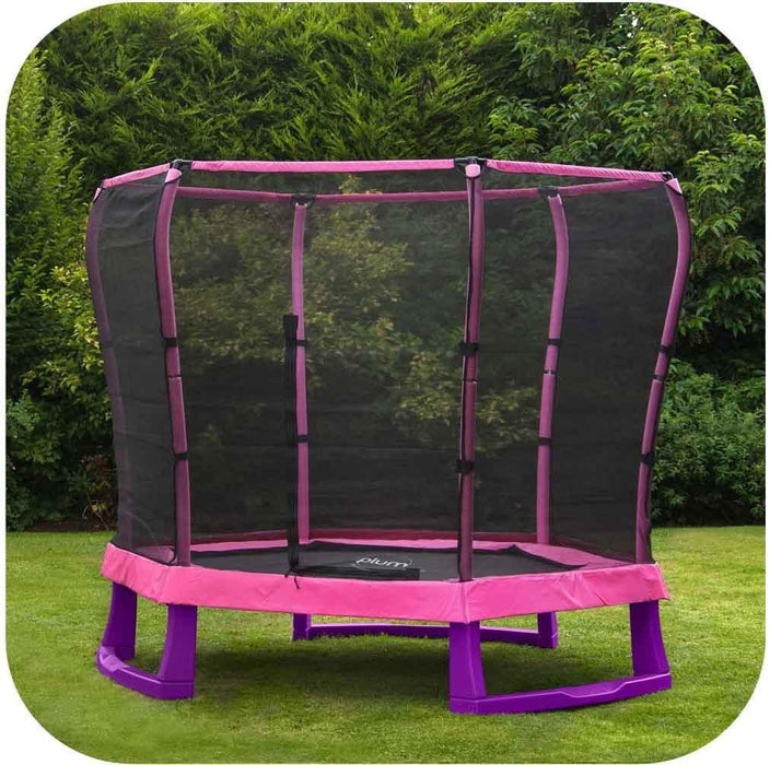 7ft Junior Pink Trampoline