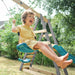 Plum Tamarin Wooden Swing Set in Teal - Swing Sets