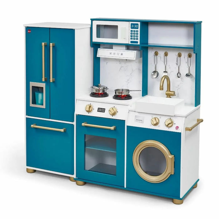 Plum Bakehouse Traditional Wooden Kitchen with Fridge