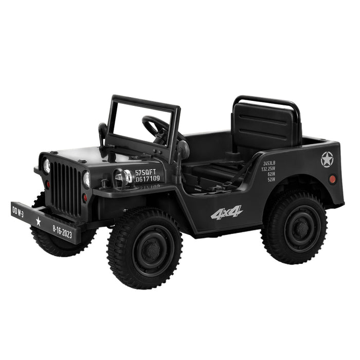 Rigo Kids Off Road Military Ride On Car Black safety belt