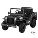 Rigo Kids Off Road Military Ride On Car Black
