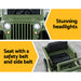 Rigo Kids Off Road Military Ride On Car - Olive Green - Kids Ride on Car