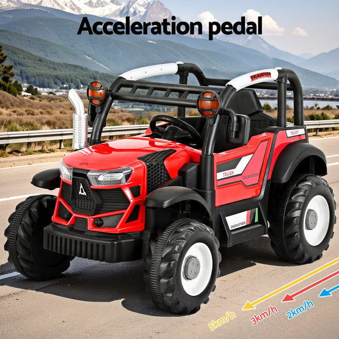 Rigo Kids Off-Road Ride On Jeep Red rocking function