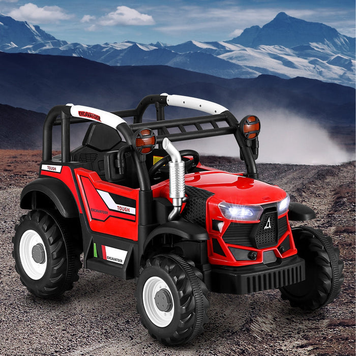 Rigo Kids Off-Road Ride On Jeep Red rear view
