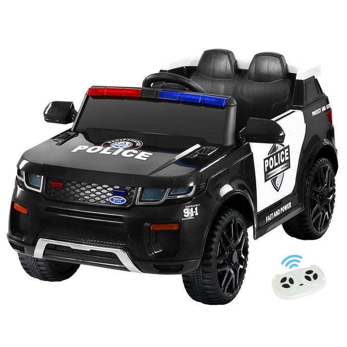 Rigo Kids Police Patrol Electric Ride On Car - Black