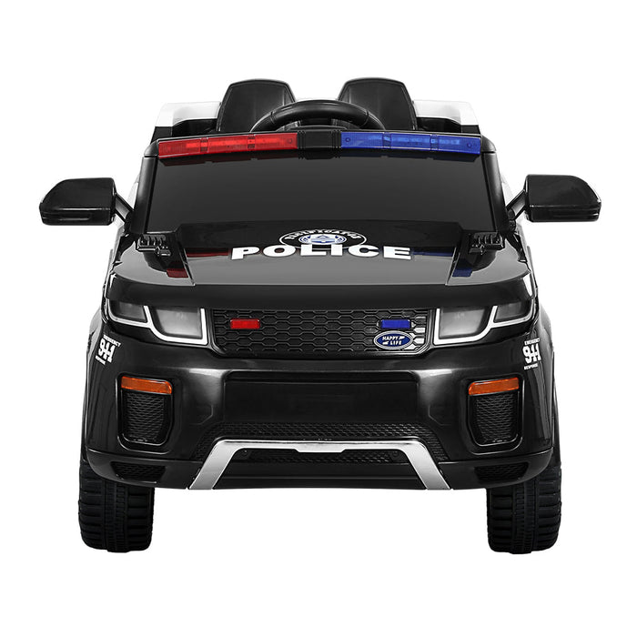 Rigo Kids Police Patrol Electric Ride On Car - Black