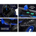 Rigo Kids Racing Pedal Go Kart Blue seat