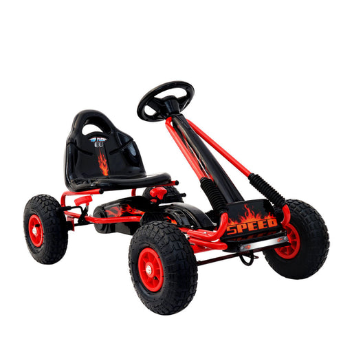 Rigo Kids Racing Pedal Go Kart in Red - Baby & Kids > Ride on Cars Go-karts & Bikes