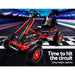 Rigo Kids Racing Pedal Go Kart Red full view
