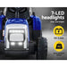 Rigo Kids Tractor Trailer Electric Ride On Car - Blue - Kids Ride on Car