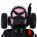 Rigo Kids Tractor Trailer Electric Ride On Car Pink safety seat