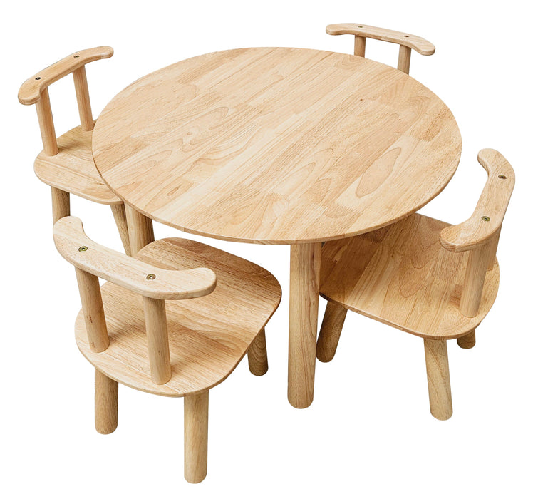 Round table and 4 chairs