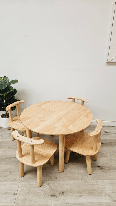 Round table and 4 chairs