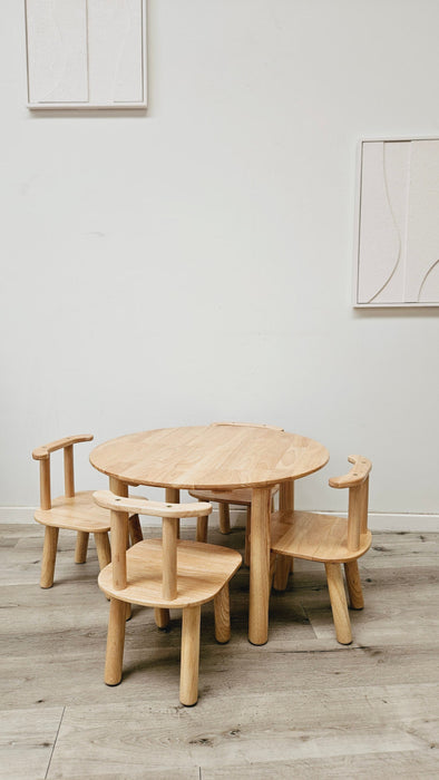 Round table and 4 chairs