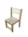 Rubberwood Stacking Kids Chairs in Pair