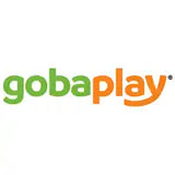 Simple logo featuring the word ’gobaplay’ in green and orange lowercase letters.