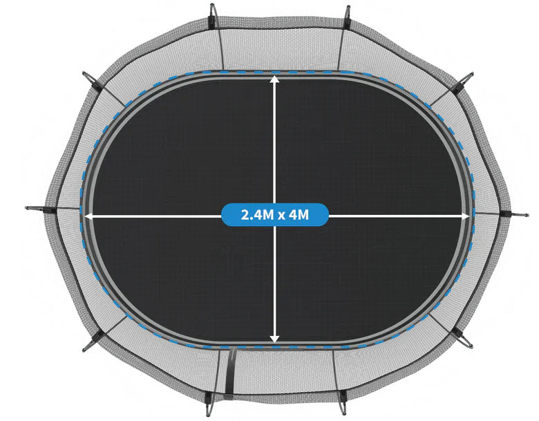 Springfree Large Oval Trampoline Bundle - Moving Bundle