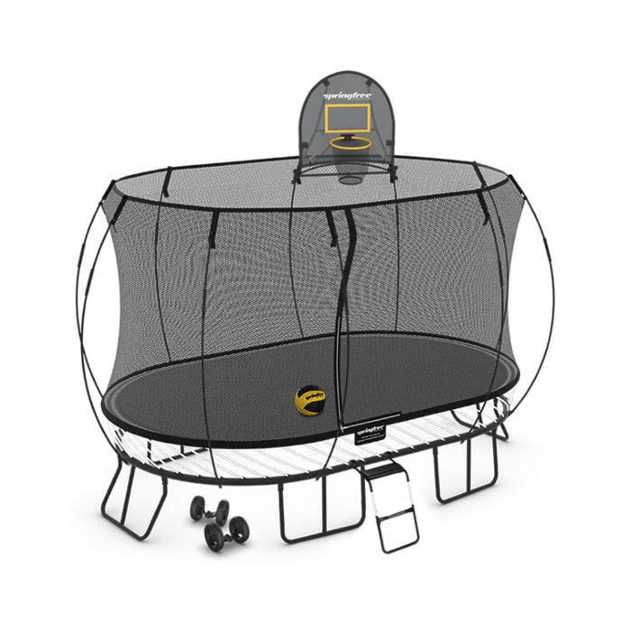 Springfree Large Oval Trampoline Bundle - Moving Bundle