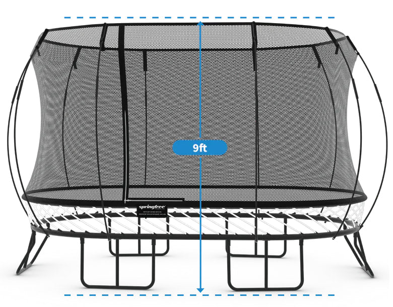 Springfree Large Oval Trampoline Bundle - Sports Bundle