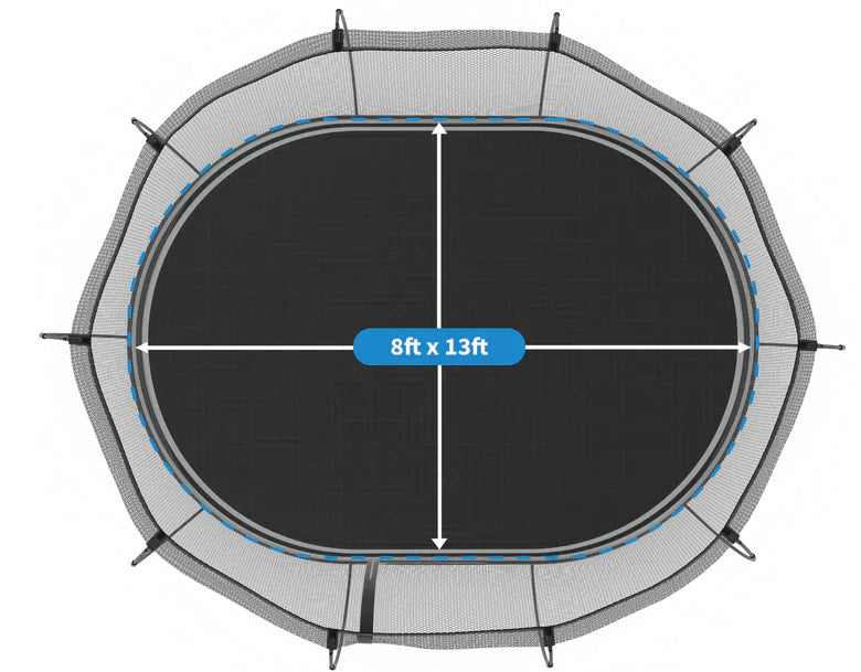 Springfree Large Oval Trampoline Bundle - Sports Bundle