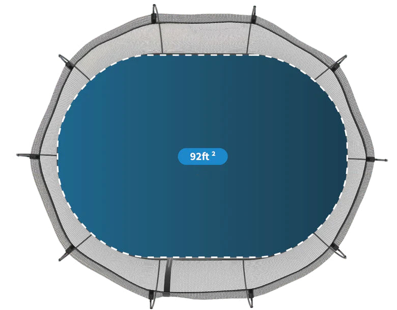 Springfree Large Oval Trampoline Bundle - Sports Bundle