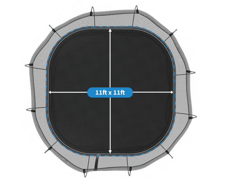 Springfree Large Square Trampoline Bundle - Sports Bundle