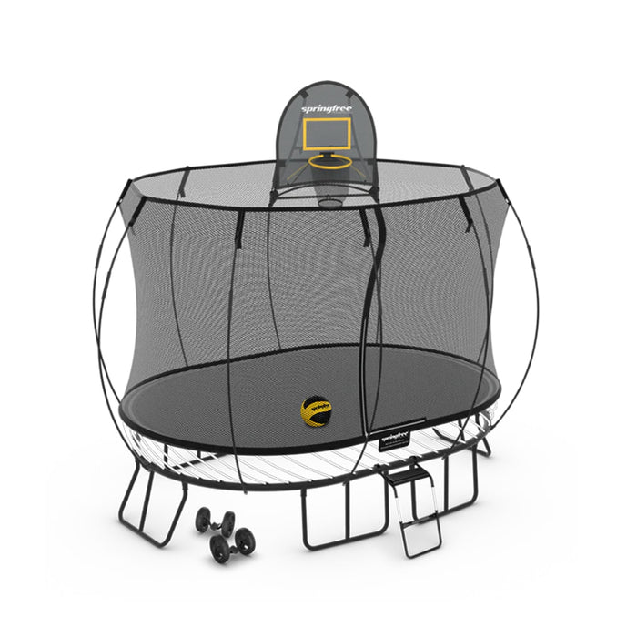 Springfree Medium Oval Trampoline Bundle - Moving Bundle