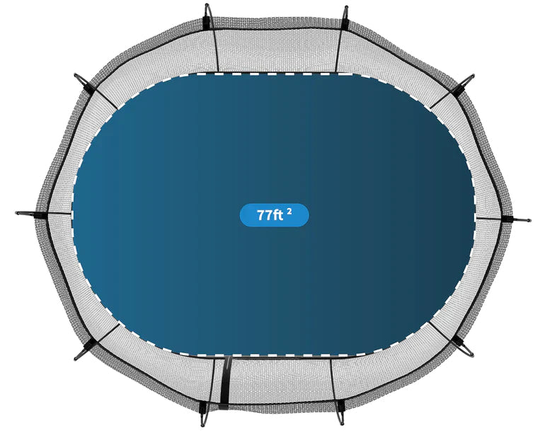 Springfree Medium Oval Trampoline Bundle - Sports Bundle