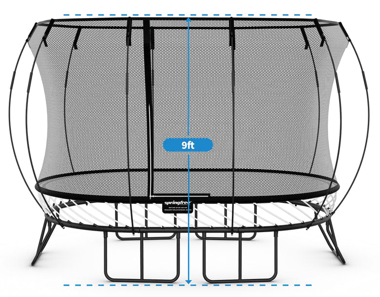 Springfree Medium Oval Trampoline Bundle - Sports Bundle