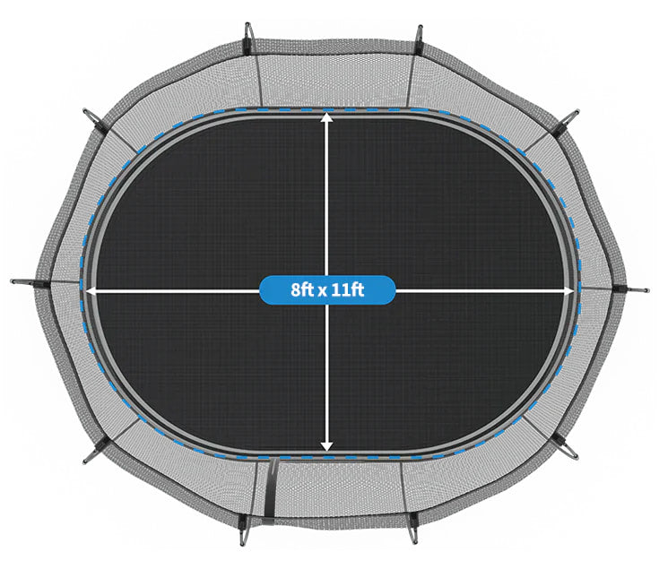 Springfree Medium Oval Trampoline Bundle - Sports Bundle