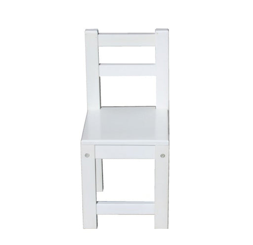 Standard Timber White Kids Chairs - Pair