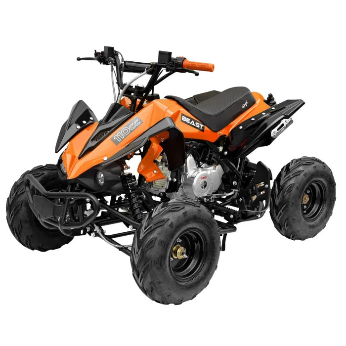 The Beast GMX 110cc Sports Kids Quad Bike - Orange - Quad Bike