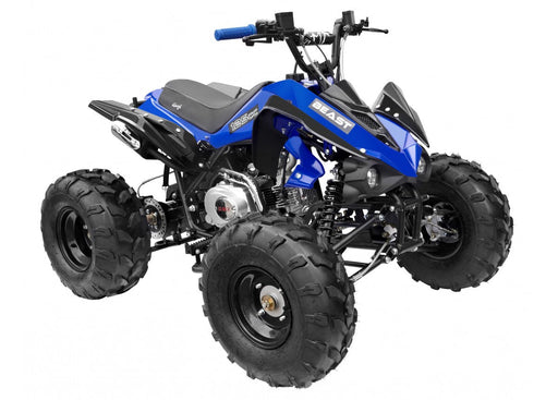 The Beast GMX 125cc Sports Kids Quad Bike - Blue - Quad Bike